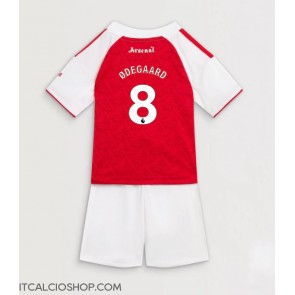 Arsenal Martin Odegaard #8 Prima Maglia Bambino 2025-26 Manica Corta (+ Pantaloni corti)